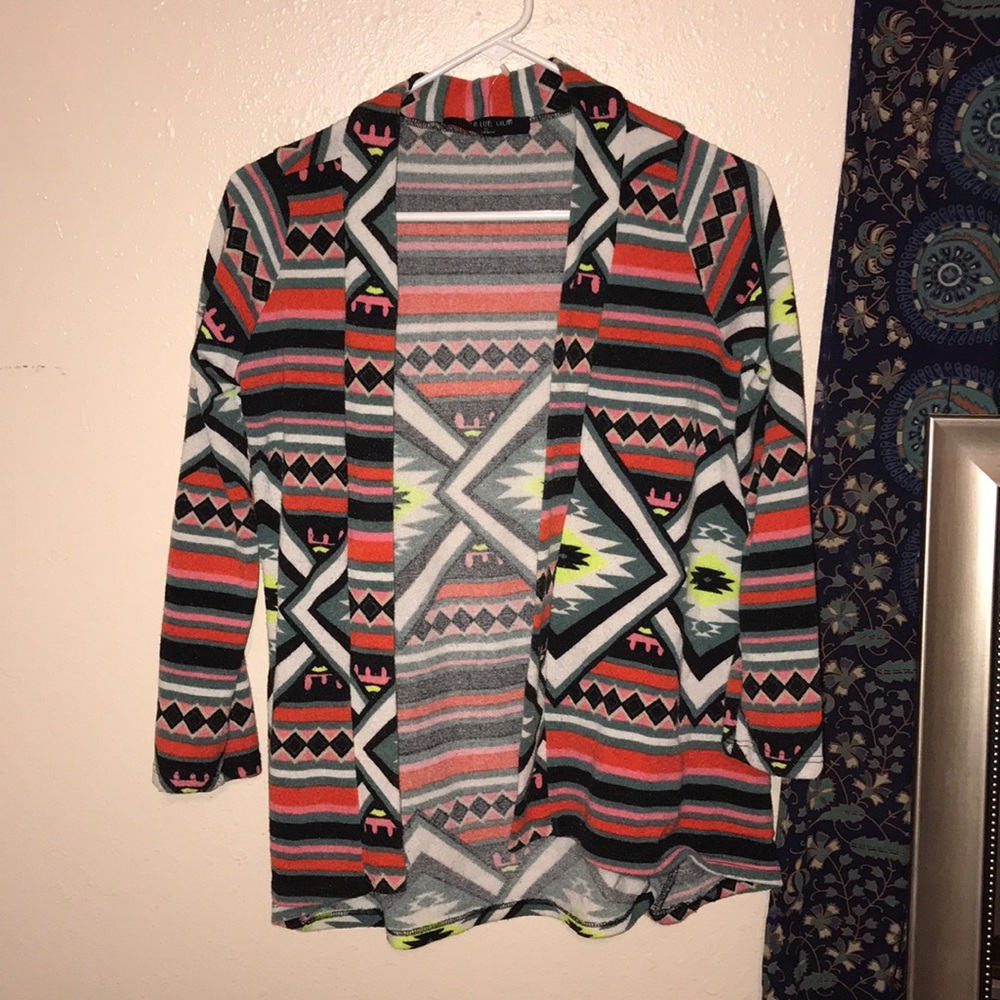 Tribal Print Cardigan !!